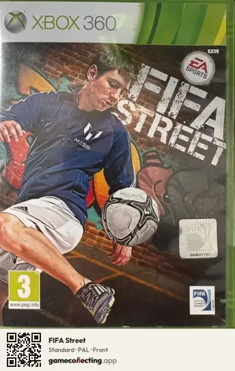 FIFA Street Xbox 360, PAL box front