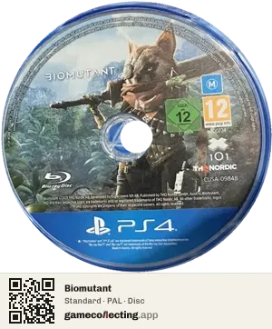 Biomutant PlayStation 4, PAL disc