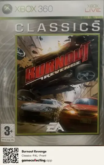 Burnout Revenge Xbox 360, PAL box front