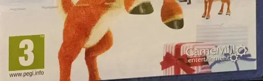 Rudolph the Red-Nosed Reindeer, the PEGI square on its front