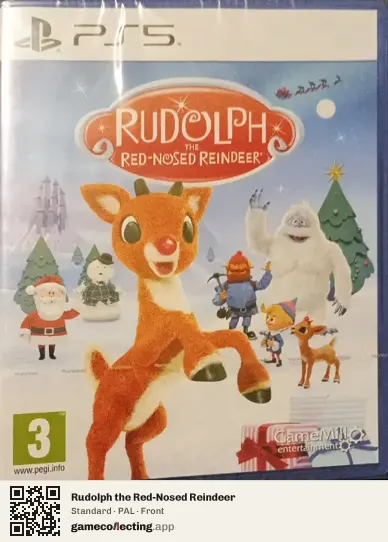 Rudolph the Red-Nosed Reindeer PlayStation 5, PAL box front
