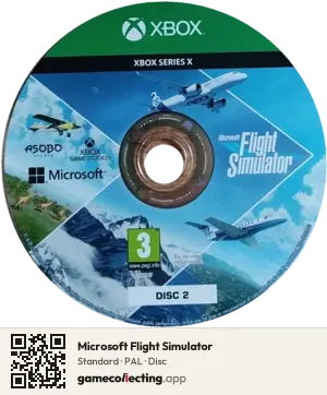 Microsoft Flight Simulator Xbox Series X, PAL disc