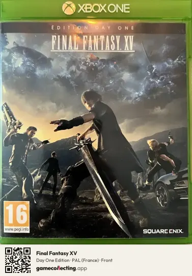 Final Fantasy XV Xbox One, France box front